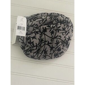 New Portolano Gray Black Make-Up Pouch Multi-Purpose Travel Bag